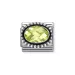 Nomination Classic Faceted Oval Green 330607/004 
