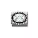 Nomination Classic Faceted Oval White 330607/010