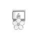 Nomination Classic White Flower 331805/22