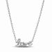 Pandora Sparkling Handwritten Love Collier halsband 393076C01