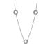 Pandora Pavé Circles Chain Halskette 393162C01-50
