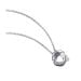 Pandora Organically Shaped Pavé Circle & Treated Freshwater Cultured Pearl Collier Halskette 393303C01-45