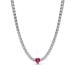 Pandora Halo Heart Choker Halskette 393549C01-40
