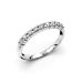 Festive Sophia Half Round timanttisormus, platina 422-027-PT