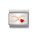 Nomination Classic Infinity Red Heart 430202/12