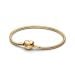 Pandora Moments Heart Clasp Snake Chain Armband 18 cm 563050C00