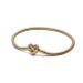 Pandora 14K Gold-Plated Infinity Heart Clasp Snake Chain Armband (19 cm) 563758C01