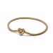 Pandora 14K Gold-Plated Infinity Heart Clasp Snake Chain Armband (20 cm) 563758C01