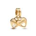 Pandora Moments Mother And Daughter Hearts Charme, vergoldet 769187C01