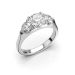 Festive Megan Superior timanttisormus, platina 573-180-PT