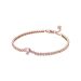 Pandora Rose Sparkling Heart Tennis Armband 18 cm  580041C01