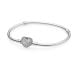 Pandora Pave Heart Clasp Bracelet 20 cm 590727CZ