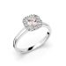 Festive Josefiina Morganiitti timanttisormus, platina 596-042M-PT