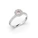 Festive Annabella Morganiitti timanttisormus, platina 599-038M-PT
