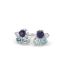 Festive Nelly Blue timanttikorvakorut, platina 629-024B-PT