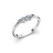 Festive Nadja Blue timanttisormus, platina 650-018B-PT