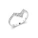 Festive Juliette Side timanttisormus, platina 676-021-PT