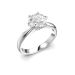 Festive Classic timanttisormus, valkokulta 686-150-VK