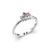 Festive Nadja Bloom Pink timanttisormus, platina 688-027P-PT