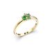Festive Nadja Bloom Green timanttisormus, keltakulta 691-017G-KK