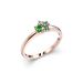 Festive Nadja Bloom Green timanttisormus, punakulta 691-017G-PK
