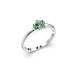 Festive Nadja Bloom Green timanttisormus, platina 691-017G-PT