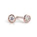 Festive Auréa Bezel Diamantohrringe 739-020-PK