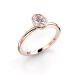 Festive Auréa Bezel Oval Diamantring 742-050-PK