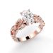 Festive Feeniks Twin Oval timanttisormus 752-106-PK