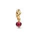 Pandora Faceted True Red Eternity Circle Dangle hela 763462C07 / heinäkuu 