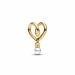 Pandora Wrapped Heart Charme 764138C01