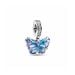 Pandora Blue Murano Glass Butterfly Dangle Berlock 792698C01