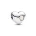 Pandora Engravable White Stone Heart Charme 794161C06