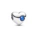 Pandora Engravable Blue Stone Heart Charme 794161C09
