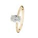 Kohinoor Ella Oval Cut laboratoriotimanttisormus 983A-622-80B3L