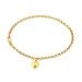 Gold Kette, Herz BK 867/4001 18.5 cm