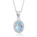 Silber Halskette / topas BOL-N0942ZT