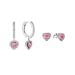 Pandora Pink Heart Ohrring-Set