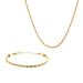 Mockberg Bold Rope Chain Gold korusetti, kullattu