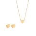 Goldenes Schmuckset mit Herzen