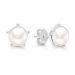 Silberohrringe mit Perle E-0841P