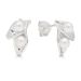 Silberohrringe mit Perlen E-30921P