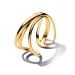 Pandora Organically Shaped Triple Band Open sormus 163284C00