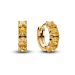 Pandora Yellow Hoop Earrings korvakorut 263851C02