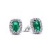 Pandora Sparkling Rectangular Stud Ohrringe 294501C01