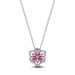 Pandora Herbarium Sparkling Pink Flower Pendant Halskette 394576C01-45