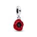 Pandora Red Flower Dangle Charm hela 793917C01