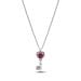 Pandora Elevated Heart Key Collier Halskette 394392C01-45