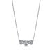 Pandora Halo Heart Trilogy Collier kaulakoru 394412C01-45
