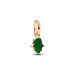 Pandora Green Hamsa Hand Mini Dangle Charme 764612C01